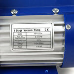 3.5CFM Single-Stage 5Pa Rotary Vane Economy Vacuum Pump